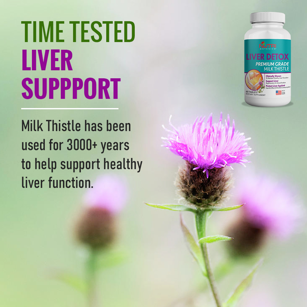 Liver Detox Milk Thistle Supplement Liver Health Supplement VitaminMall